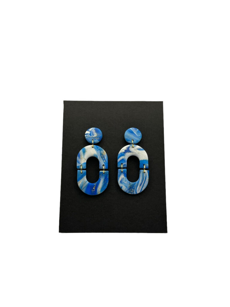 Cercei Handmade Colecția Magic Blue 3