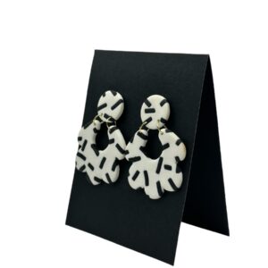 Cercei Black & White Handmade