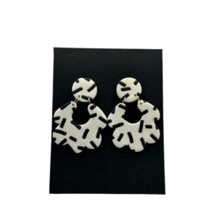Cercei Black & White Handmade
